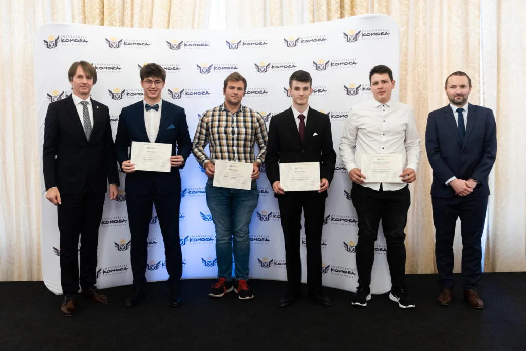 Hospodářská komora ocenila naše absolventy 2023