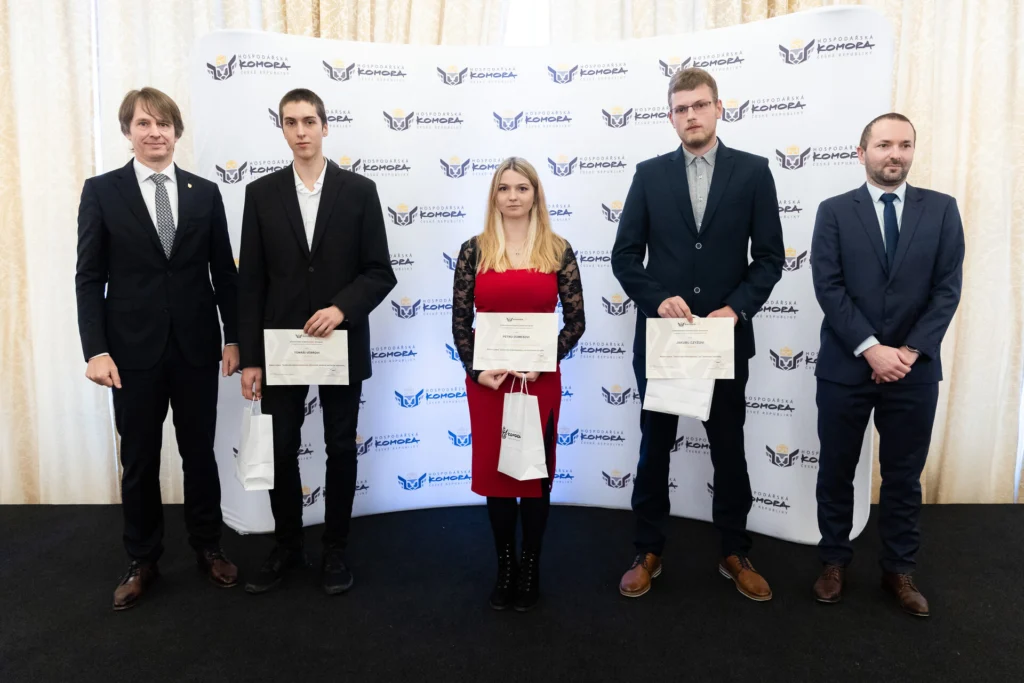 Hospodářská komora ocenila naše absolventy 2023