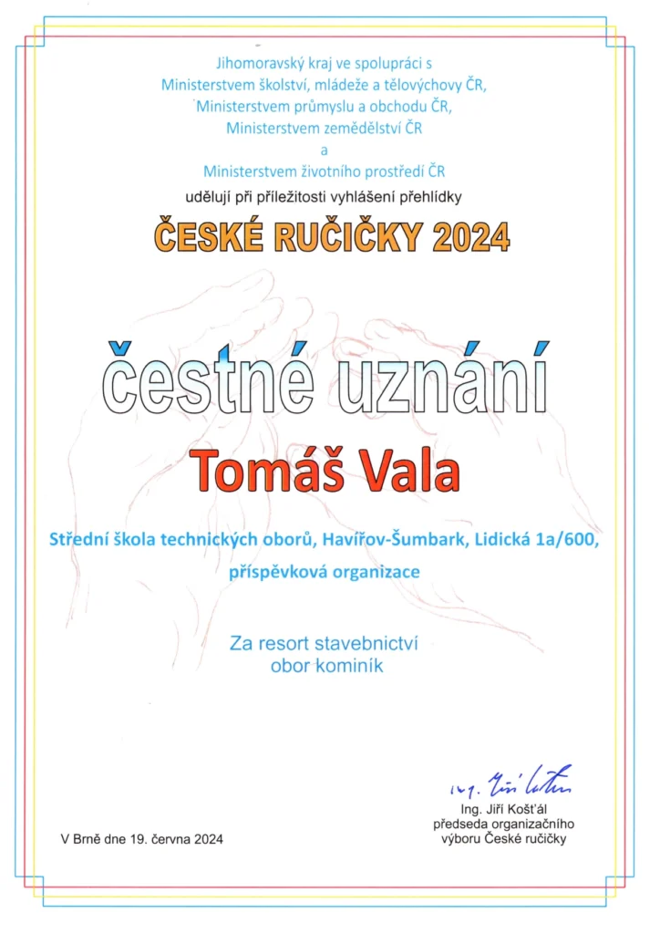 Mladý talent z Havířova zazářil na prestižní přehlídce České ručičky! 2024