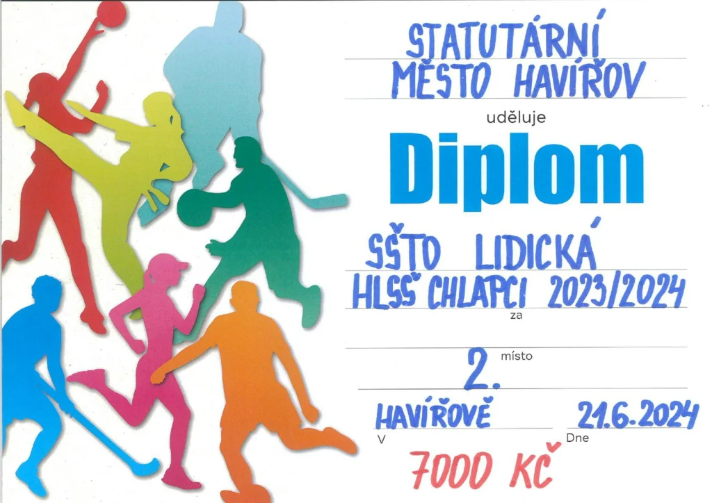 Stříbrná medaile pro SŠTO v Havířovské lize středních škol! 2024