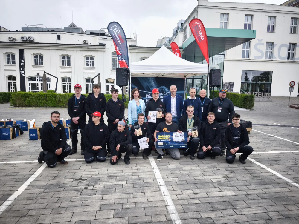 Lukáš Obrusník zazářil v mezinárodní soutěži Young Car Mechanic 2025