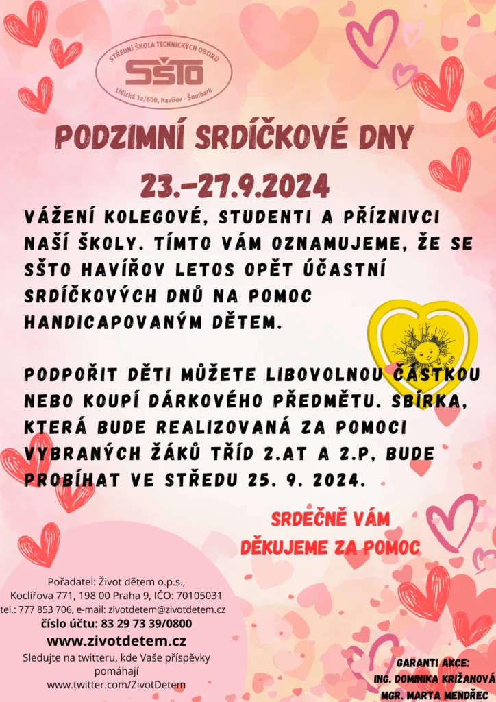 Podzimní srdíčkové dny 2024